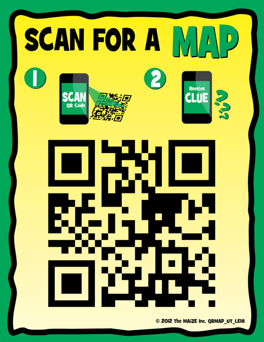 Scan for a Map- QR game