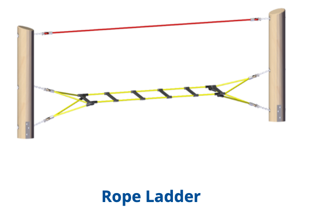 Jacob's Ladder Finger Rope Rope Ladder