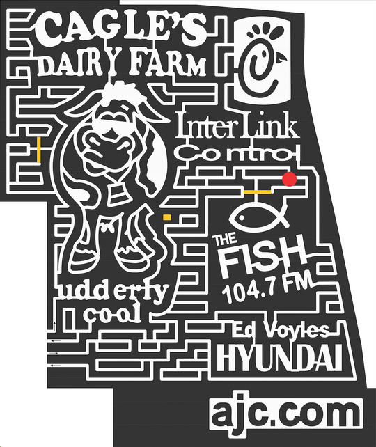 06_GA_Canton Georgia, Cow, Fish, Chick Fil A, Animal, 104.7 the fish, hyundai, logo, sponsor, chickfila
