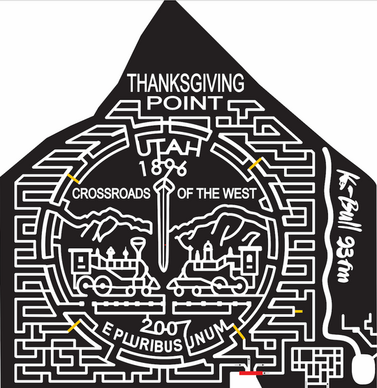 06_UT_Lehi E Utah, golden spike, railroad, Train, locomotive, coin