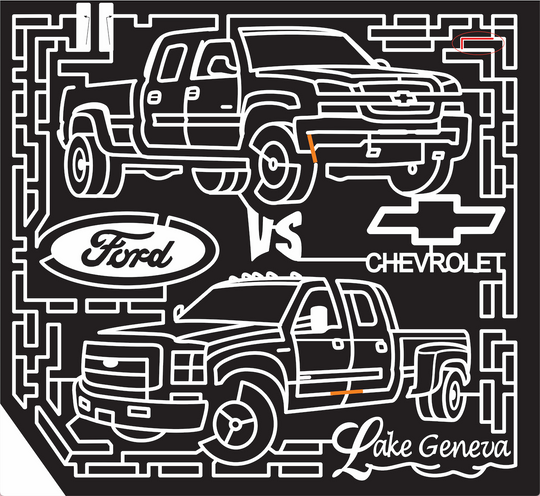 06_WI_Burlington Wisconsin, Truck, Vehicle, ford, chevrolet, sponsor, logo, 2006