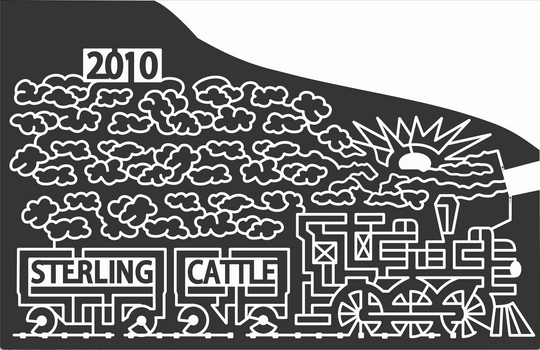 10_MT_WolfCreek 2010, Sun, Cloud, smoke, Train, tracks, engine, locomotive, Montana