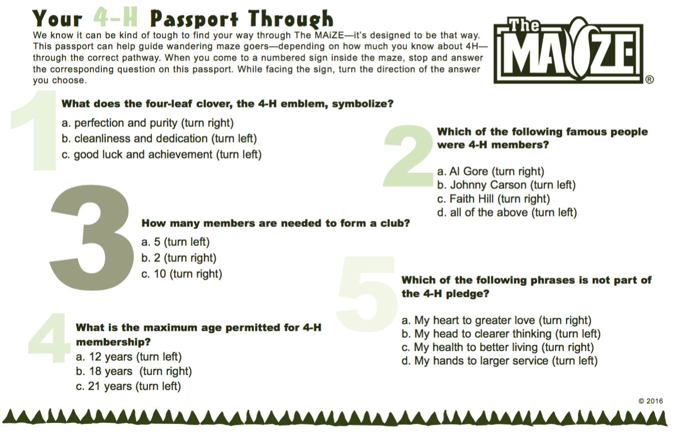 Passports - The MAiZE