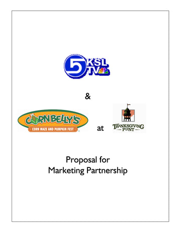 Proposal for Marketing Partnership with KSL News NBC